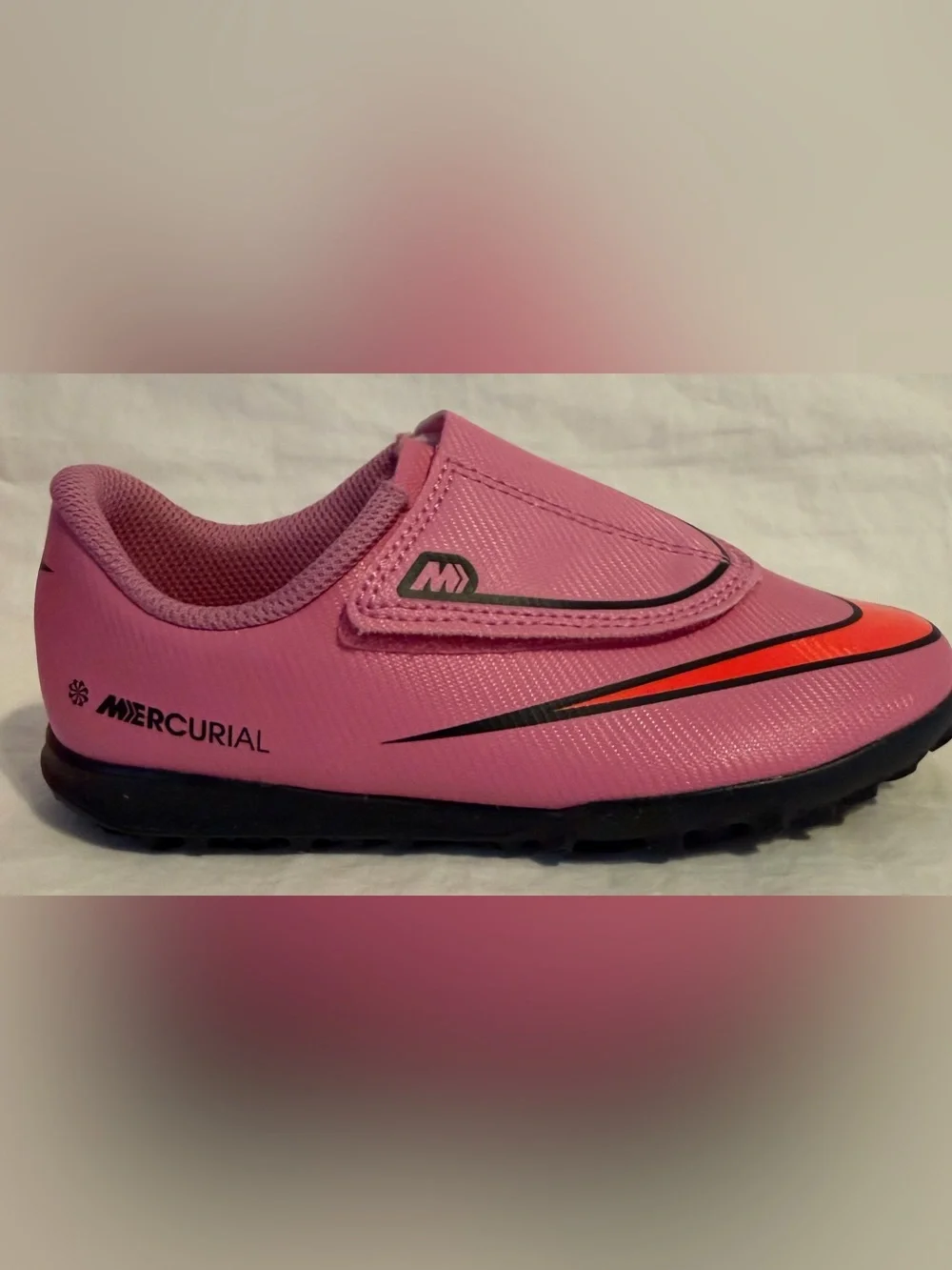 Nike Jr Mercurial Vapor 16 Club PS Turf Soccer Shoes FQ8291-600 Toddler Sz: 11C